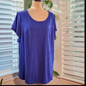 Livi Blue Flutter Open Back